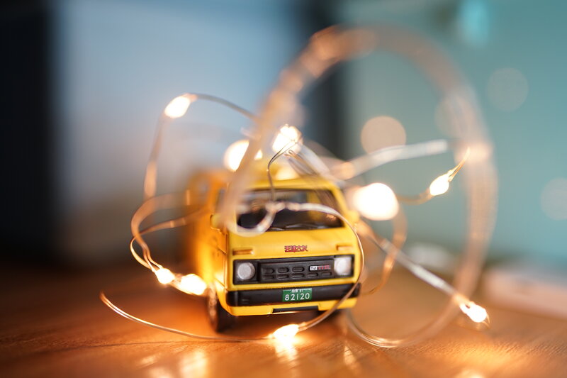 Yellow Toy Van — Warm
