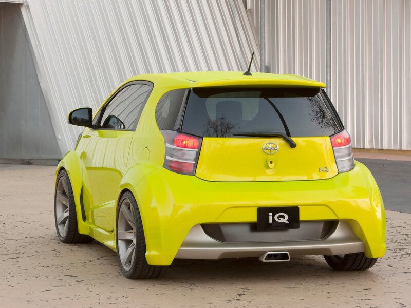 Yellow Toyota Iq Car — Neutral