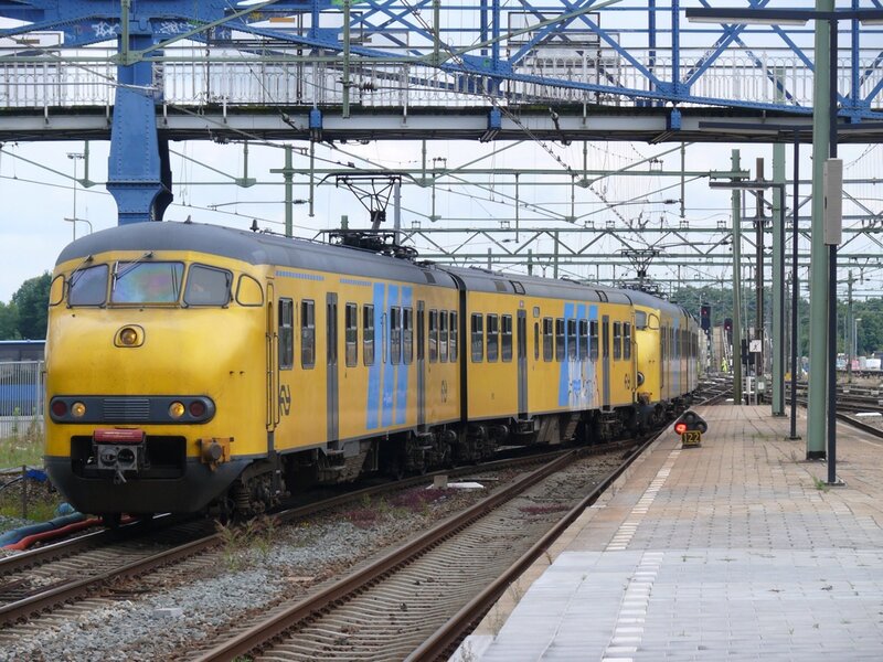 Yellow Train at Station — Neutral