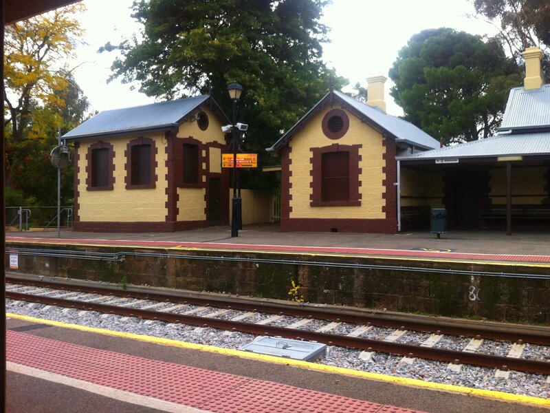 Yellow Train Station Buildings