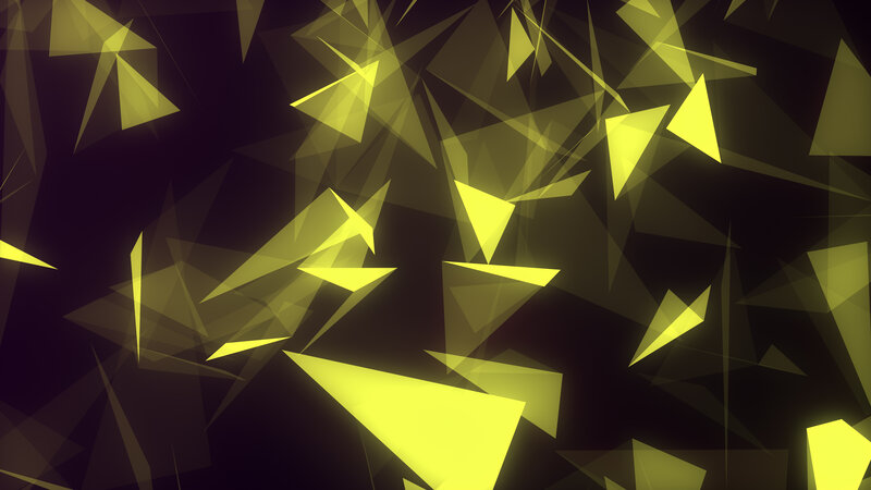 Yellow Triangles on Dark Background