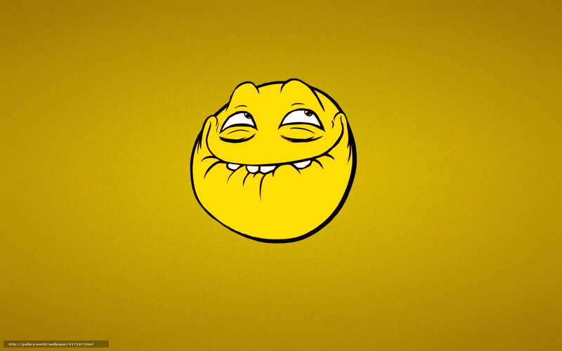 Yellow Troll Face — Sly