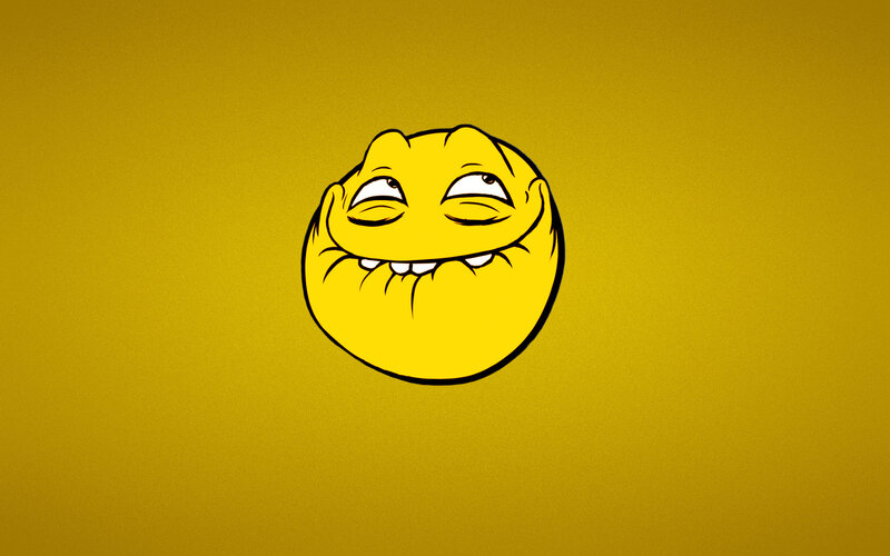 Yellow Troll Face