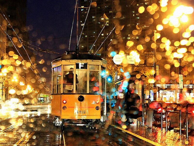 Yellow Trolley Car — Nocturnal