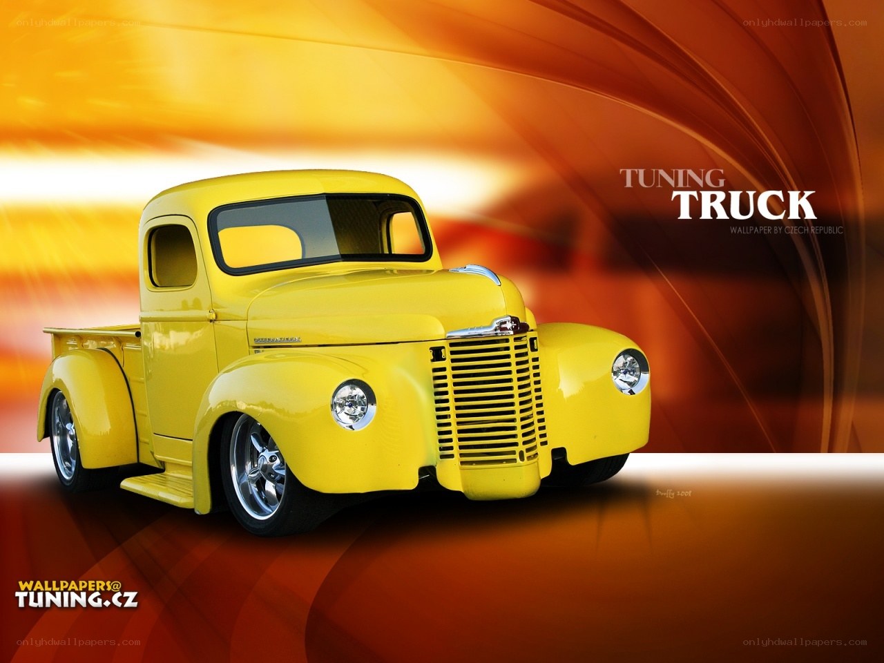 Yellow Tuning Truck