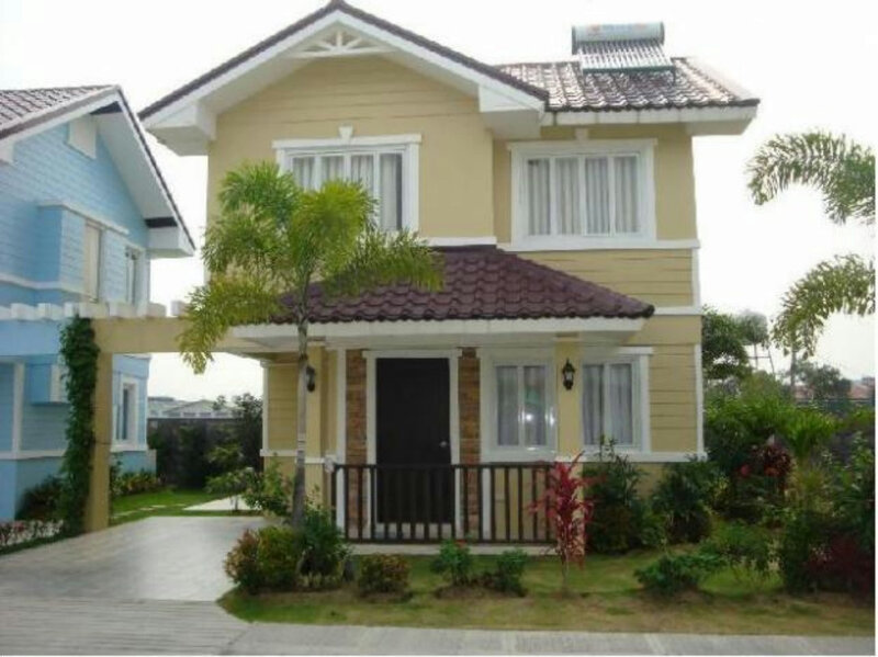 Yellow Two-story House