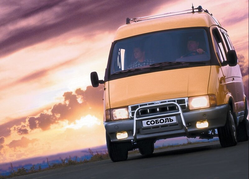Yellow Van on Road