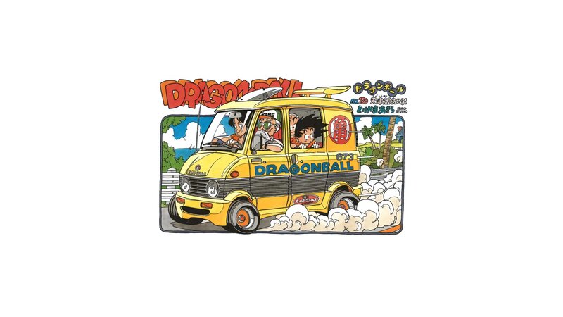 Yellow Van with Characters