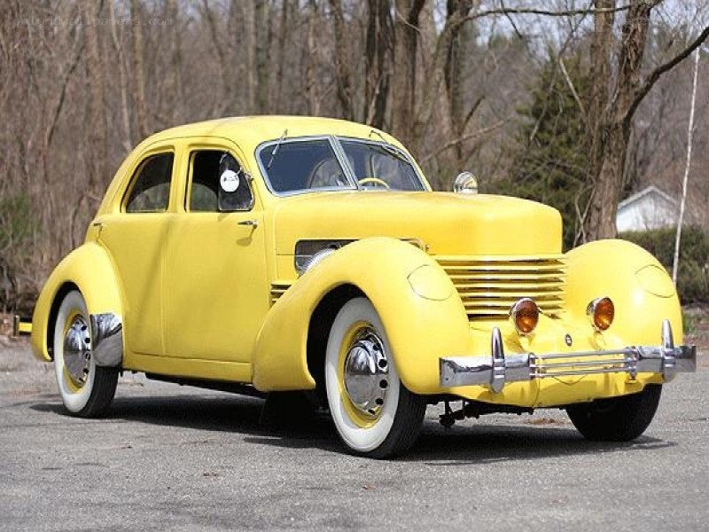 yellow vintage car