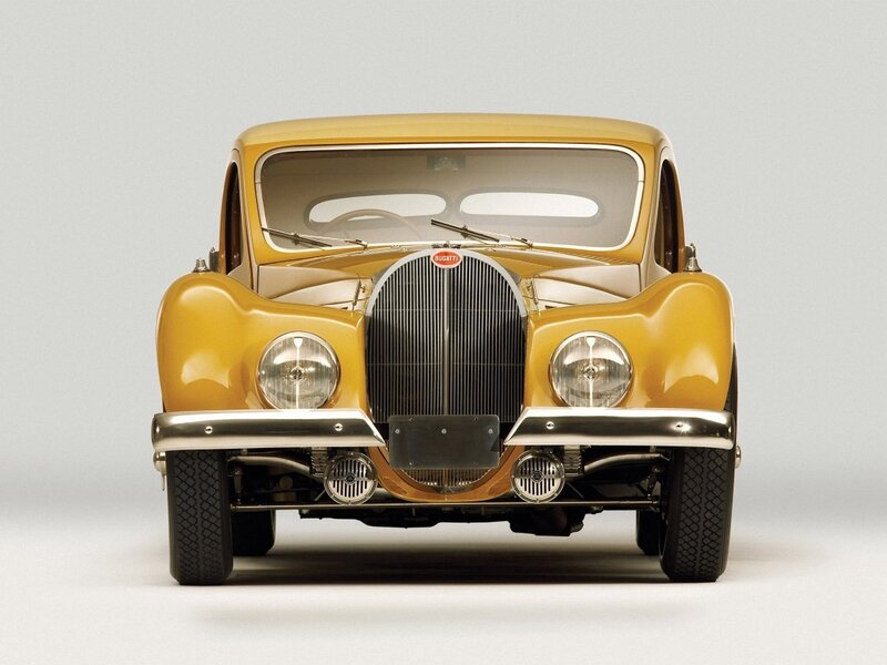 Yellow Vintage Car — Neutral, Photograph, Grille