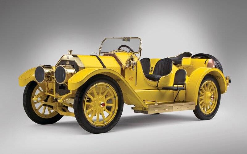 Yellow Vintage Car — Neutral, Photograph
