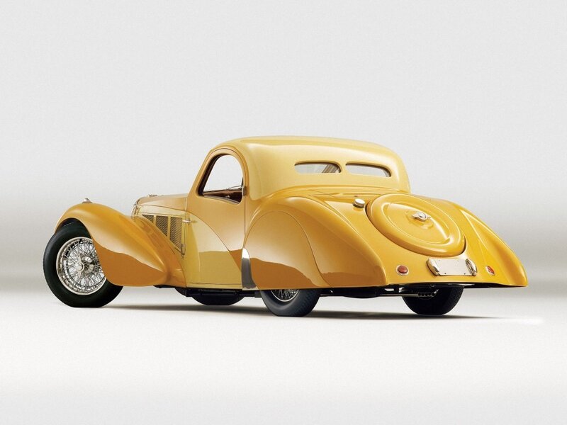Yellow Vintage Car — Neutral, Photograph, Wheels, Windows