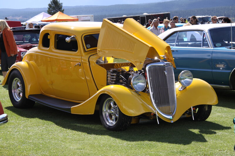 Yellow Vintage Car — Outdoor, Afternoon, Photograph