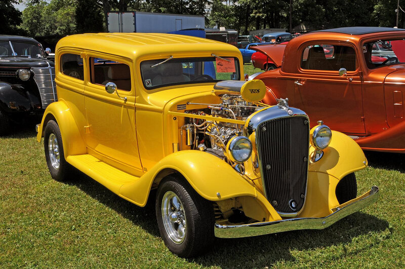 Yellow Vintage Car — Outdoor