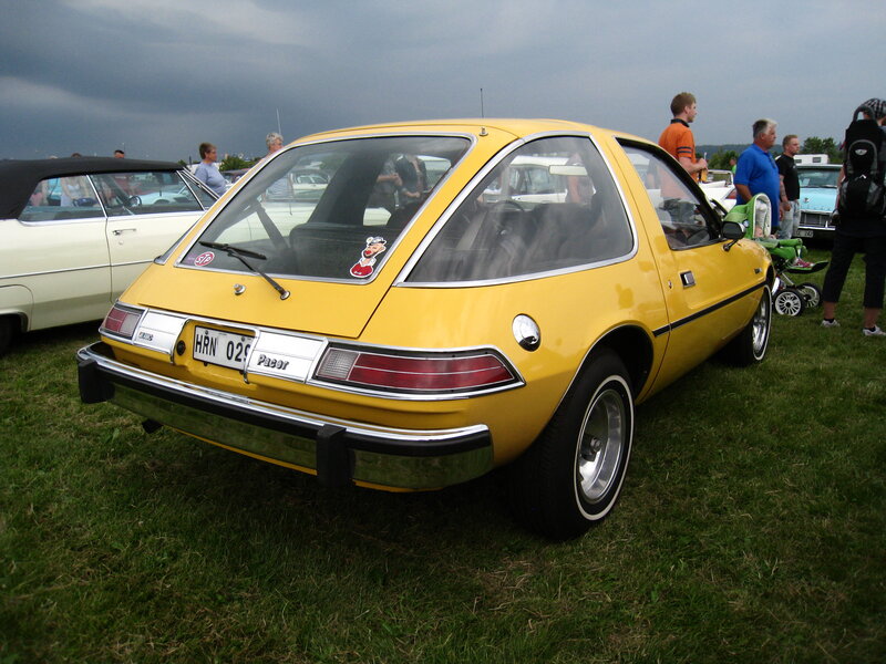 Yellow Vintage Car — Overcast