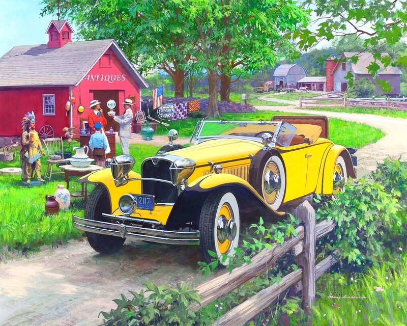 Yellow Vintage Car — Peaceful