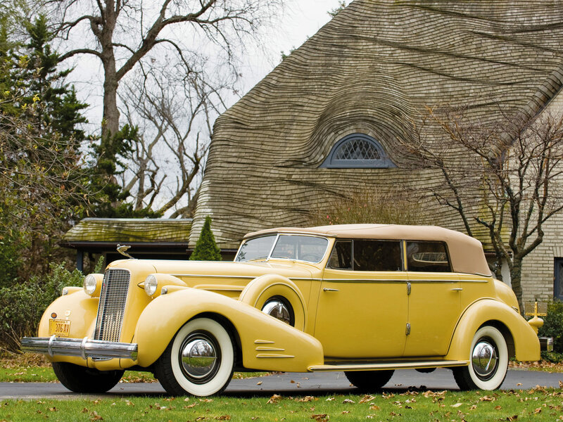 Yellow Vintage Car — Serene, Autumn, Photograph, Building