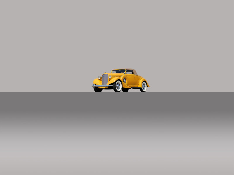 Yellow Vintage Convertible — Neutral