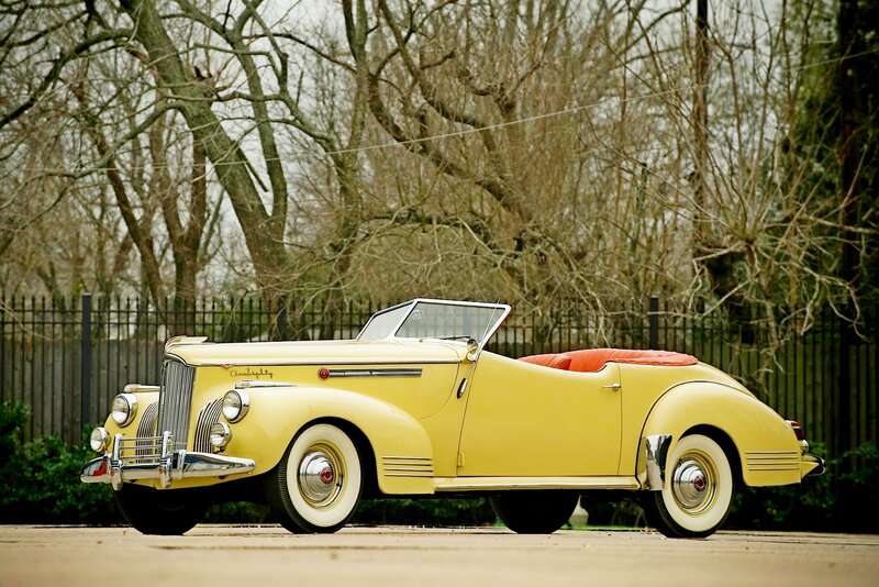Yellow Vintage Convertible — Serene, Autumn