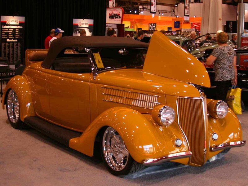 Yellow Vintage Convertible — Showcase