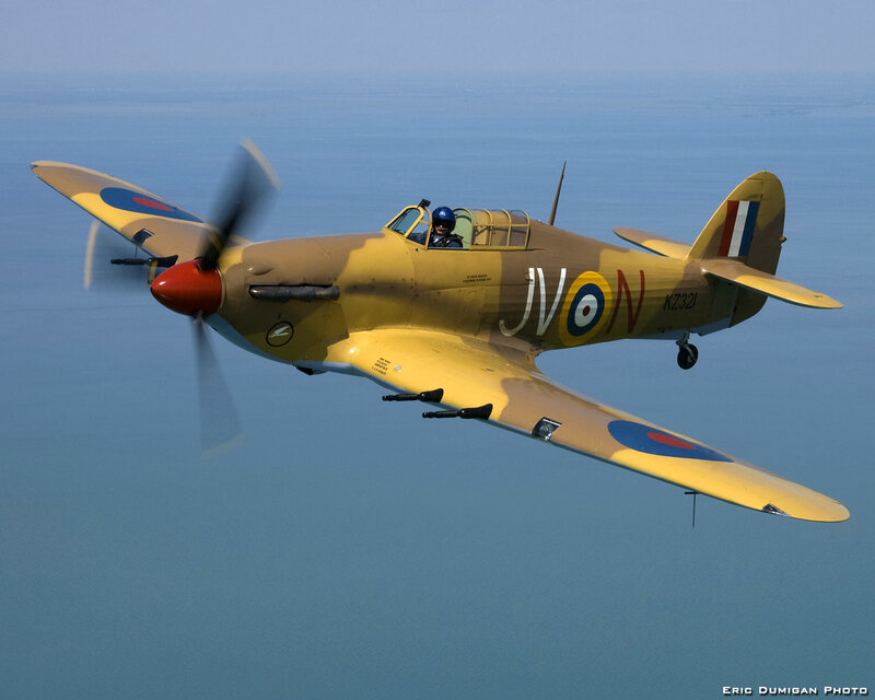 Yellow Vintage Fighter Plane