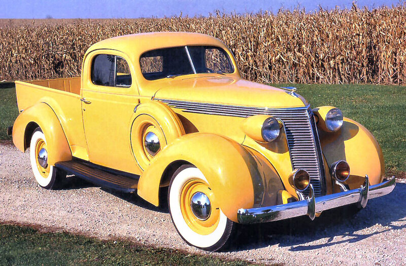 Yellow Vintage Pickup Truck — Serene