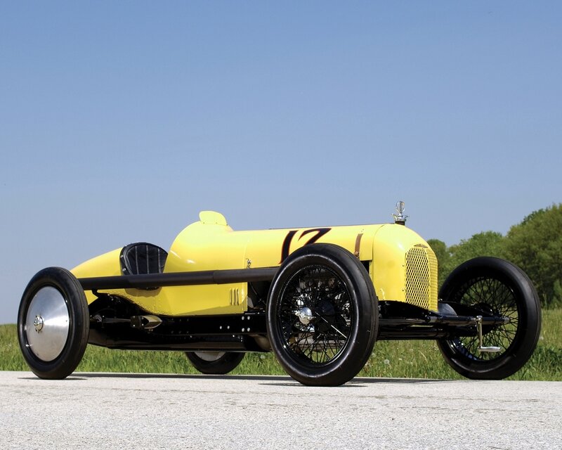 Yellow Vintage Race Car — Serene