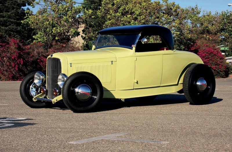 Yellow Vintage Roadster