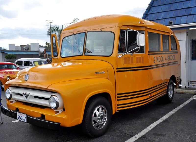 Yellow Vintage School Bus