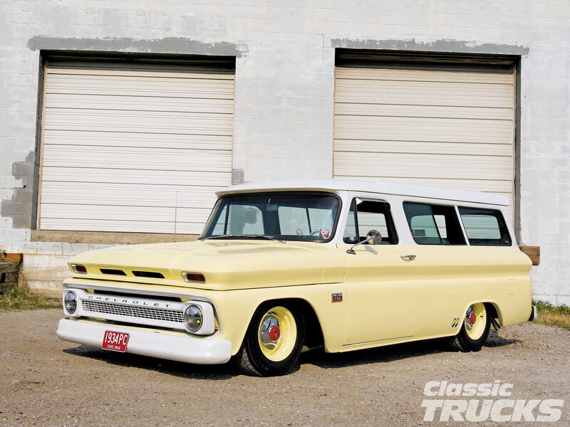 Yellow Vintage Station Wagon — Calm