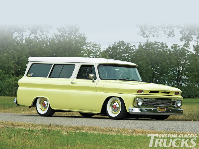 Yellow Vintage Station Wagon — Serene