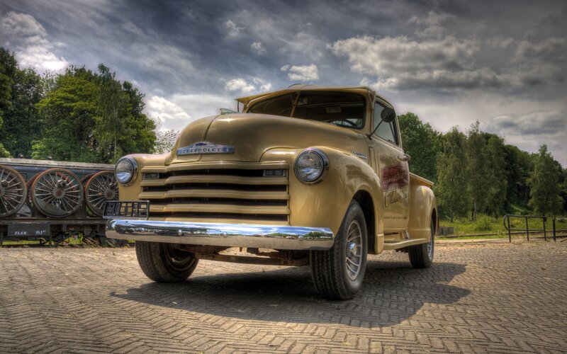 Yellow Vintage Truck