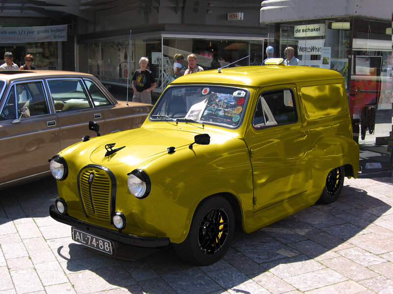 Yellow Vintage Van — Outdoor