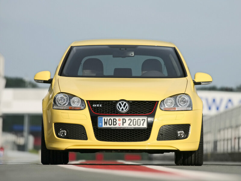 Yellow Volkswagen Gti