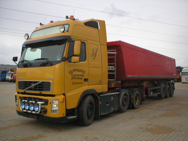 Yellow Volvo Truck