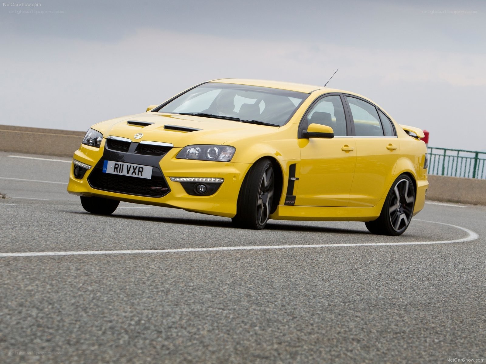 yellow VXR performance sedan