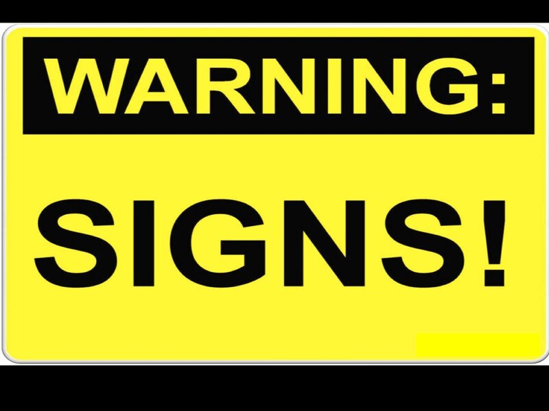 Yellow Warning Sign — Alerting