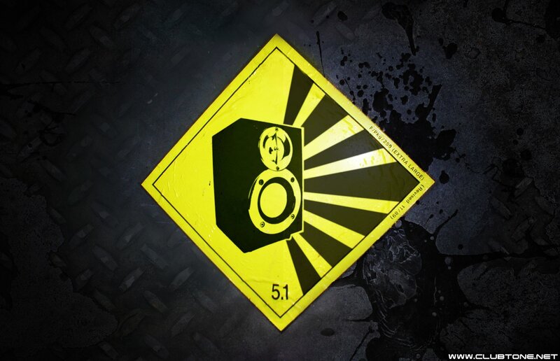 yellow warning sign with speaker