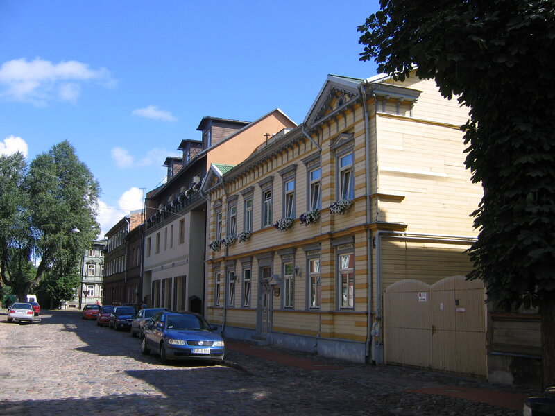 Yellow Wooden Building
