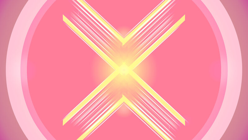 Yellow X Shape
