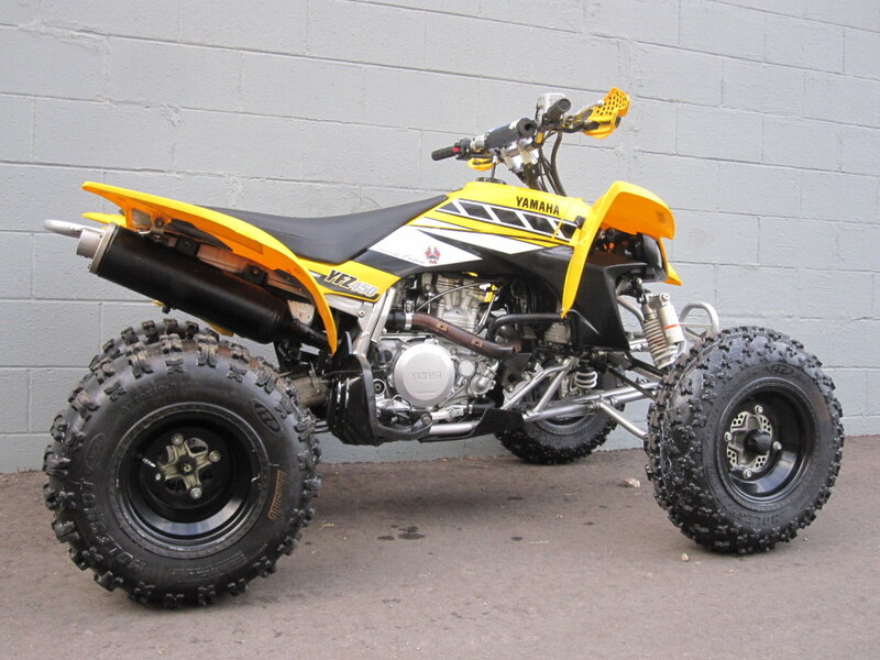 Yellow Yamaha Atv