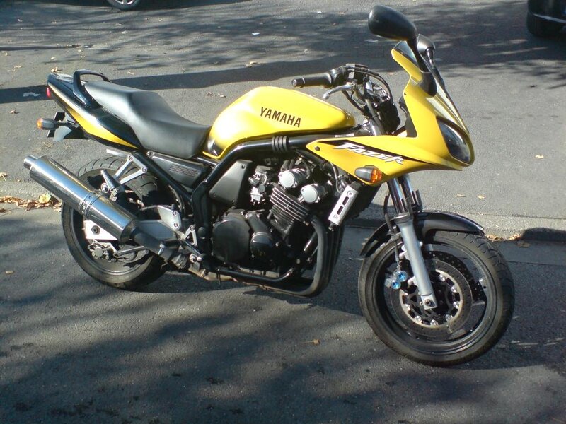 Yellow Yamaha Motorcycle — Neutral