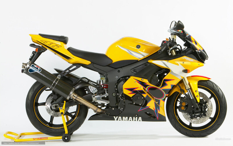 yellow yamaha sport motorcycle