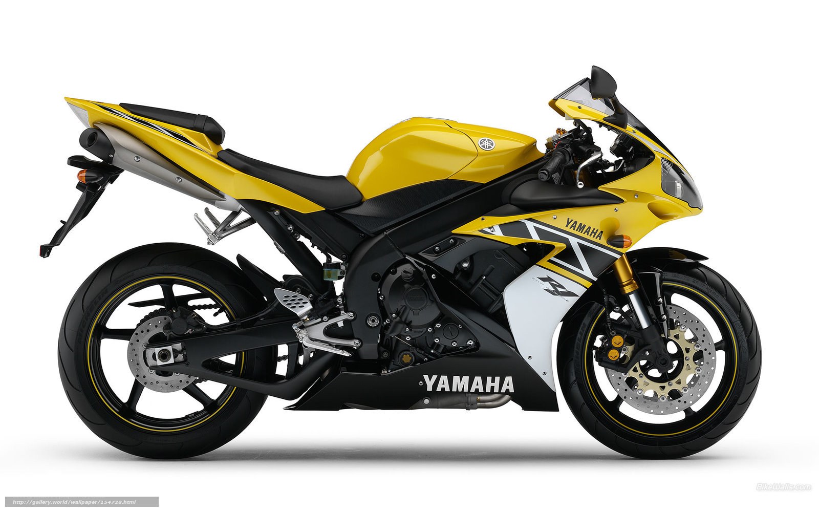 yellow yamaha sport motorcycle