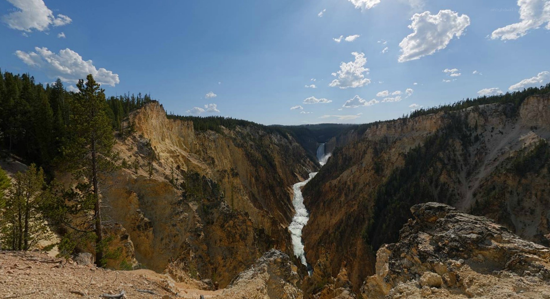 Yellowstone Canyon and Falls