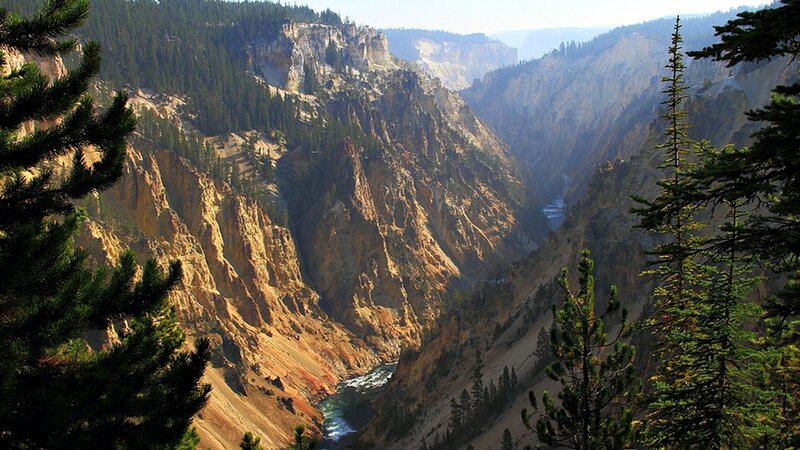 Yellowstone Canyon — Brown