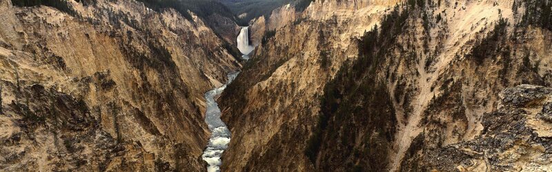 Yellowstone National Park canyon
