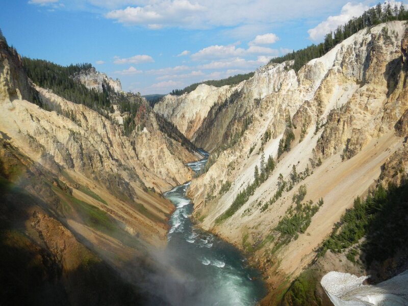 Yellowstone River Canyon — Blue, Dramatic