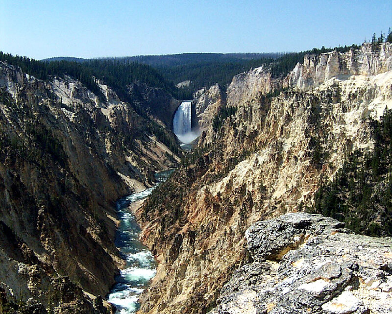Yellowstone River Canyon — Blue