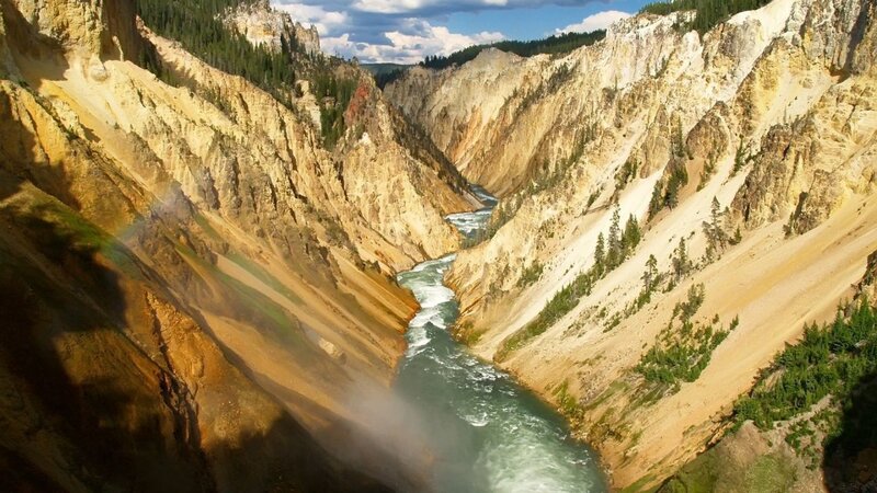 Yellowstone River Canyon — Brown
